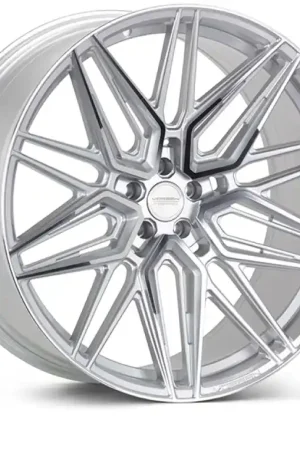 Vossen HF-7 22x10.5 / 5x112 / ET25 / Deep Face / 66.5 - Silver Polished Wheel Express Delivery