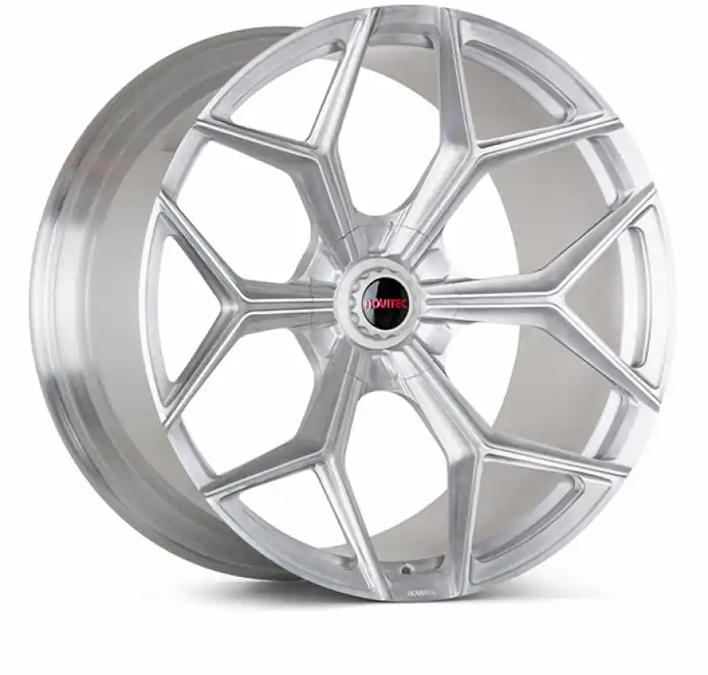 New Arrival Vossen x Novitec NL4-5L 23x12in - 5x130 BP - ET15 - Brushed Gloss Clear Lamborghini Urus Rear Wheel