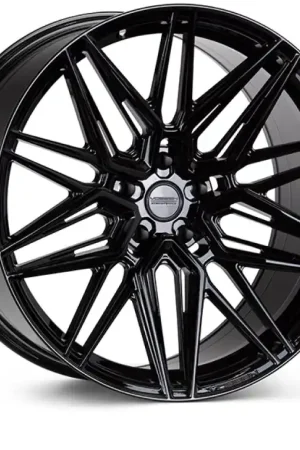 Worldwide Shipping Vossen HF-7 23x10.5 / 5x130 / ET25 / Mid Face / 84.1 - Gloss Black Wheel