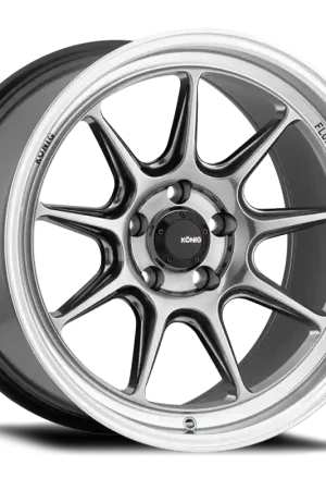 Sale Konig Countergram 17x8 4x100 ET45 Hyper Chrome / Machined Lip