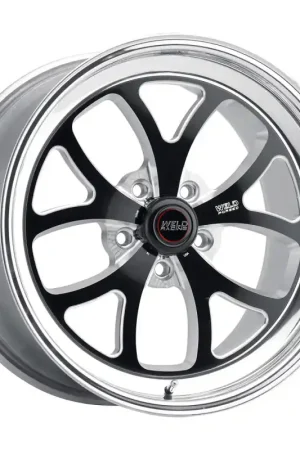 Weld S76 18x10.5 / 5x115mm BP / 5.6in. BS Black Wheel (High Pad) - Non-Beadlock One Day Deal