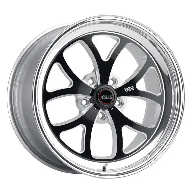 Weld S76 18x10.5 / 5x115mm BP / 5.6in. BS Black Wheel (High Pad) - Non-Beadlock One Day Deal
