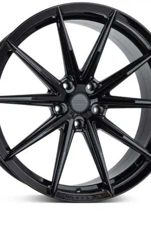 Mega Sale Vossen HFX-2 22x9 / 5x112 / ET25 / Flat Face / 66.5 - Gloss Black Wheel