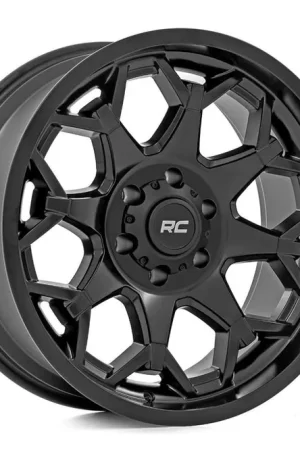 Rough Country 80 Series Wheel | One-Piece | Semi Gloss Black | 20x9 | 6x135 | -12mm Luxury