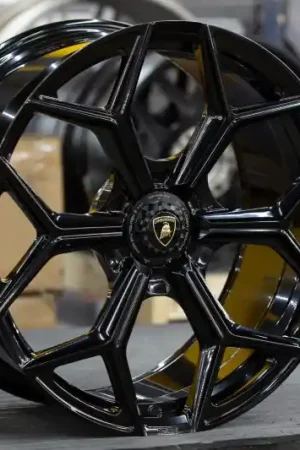 Vossen x Novitec NL4-Cl 20x9in - Centerlock - ET36 - Gloss Black Lamborghini Huracan Front Wheel Special Discount