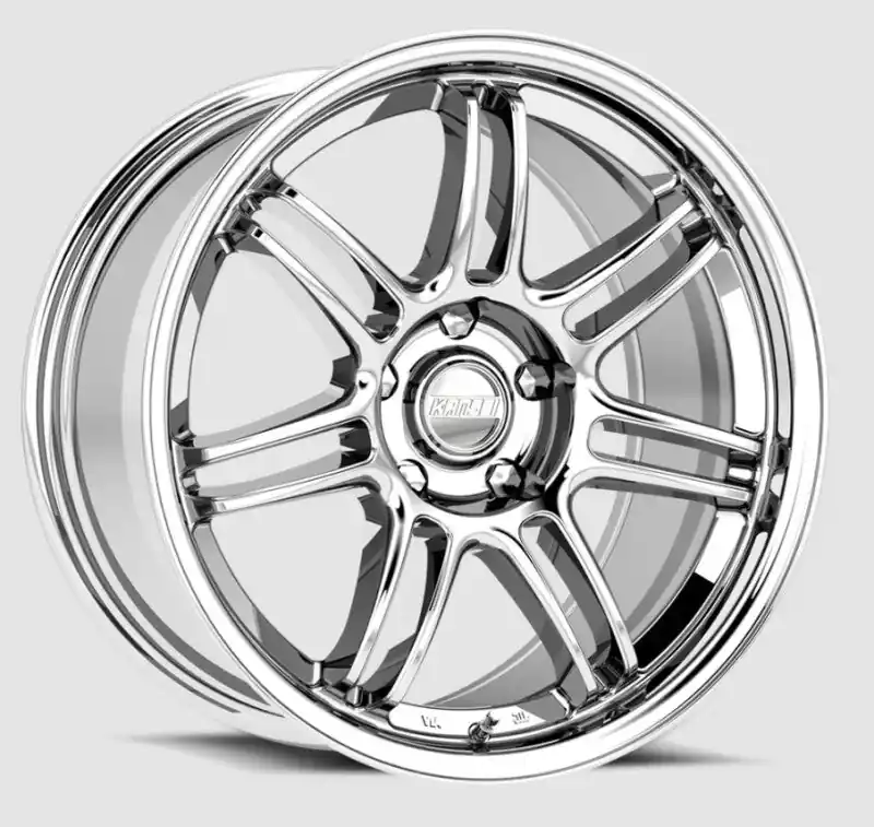 Kansei K17X Seven 19x10.5in / 5x114.3 BP / 12mm Offset / 73.1mm Bore - Chrome Premium