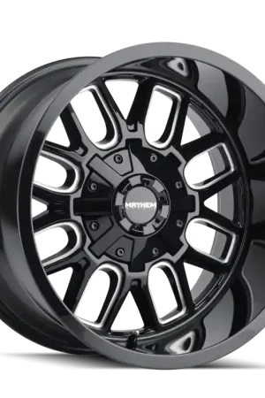 Mayhem 8107 Cogent 17x9 / 8x170 BP / -12mm Offset / mm Hub Gloss Black Milled Wheel Grab Now