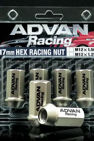 Best Choice Advan Lug Nut 12X1.5 (Champagne Gold) - 4 Pack