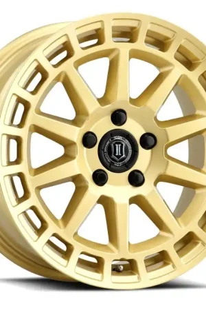 Order Now ICON Journey - 17x8 / 5x4.5 / +38mm / 6in BS - Gloss Gold Wheel