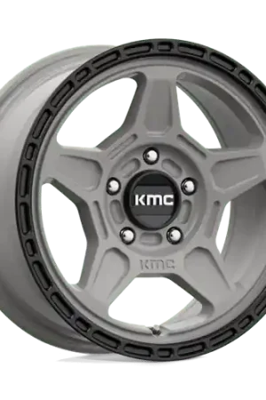 Same Day Shipping KM721 18X8 5X4.5 S-GRAY BLK LP 38MM