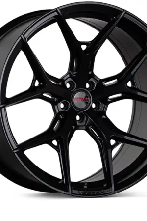 Premium Vossen HF5 - 20x10.5 - ET32 - 5x114.3 - 70.6 - Deep - Satin Black Wheel