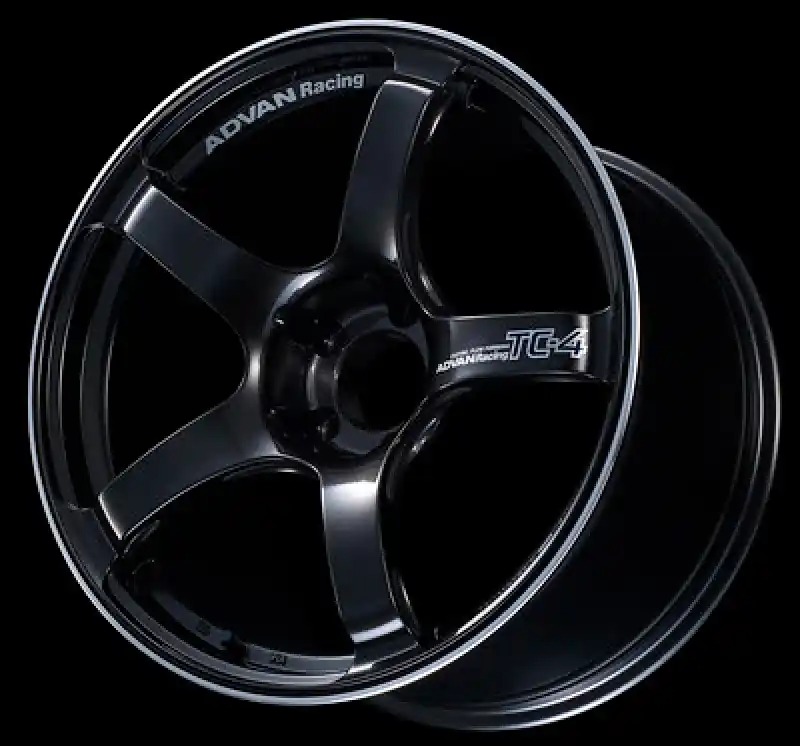 Advan TC4 17x8.0 +54 5x114.3 Black Gunmetallic and Ring Wheel Fan Favorite