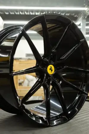Vossen x Novitec NF9 21x9 - 5x114.3 BP - ET39 - Gloss Black Ferrari 458/Portofino/Roma Front Wheel Order Now