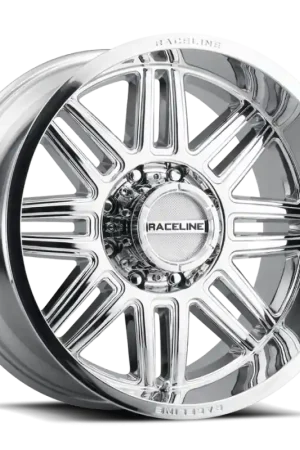 Raceline 948C Split 20x10in / 6x135 BP / -19mm Offset / 87.1mm Bore - Chrome Wheel Save Now