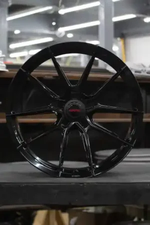 Last Chance Vossen x Novitec NF10 21x9.5in - 5x114.3 BP - ET28 - Gloss Black Ferrari SF90 Front Wheel