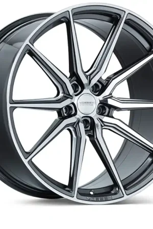 Money Back Guarantee Vossen HF-3 20x10.5 / 5x112 / ET30 / Deep Face / 66.5 - Gloss Graphite Polished Wheel
