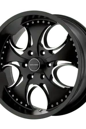 In Demand KM755 VENOM 24X9.5 5X4.75 M-BLK +12MM