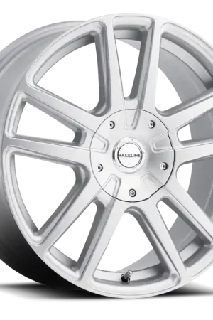 Raceline 145S Encore 16x7in / 5x108/5x114.3 BP / 40mm Offset / 72.62mm Bore - Gloss Silver Wheel Free Shipping