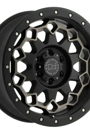 Popular BRDMN 17X9 8X6.5 M-BLK-MCH-DDT-BRZBLT 12MM