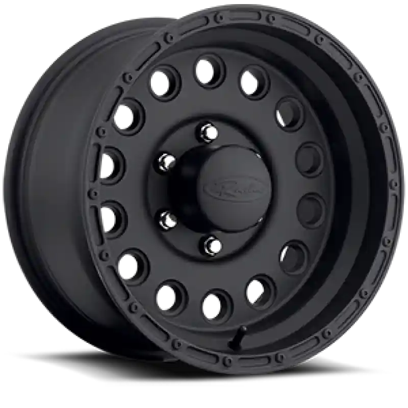 Raceline 887B Rock Crusher 16x8in / 5x139.7 BP / -20mm Offset / 107.95mm Bore - Satin Black Wheel Best Choice