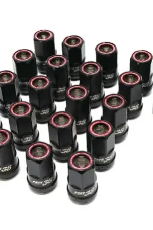 Wheel Mate Muteki HR38 Open End Lug Nuts 12x1.50 Titanium Chrome / Red Ring Last Chance