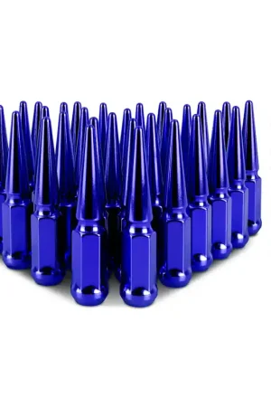 Mishimoto Mishimoto Steel Spiked Lug Nuts M14 x 1.5 32pc Set Blue Special Offer