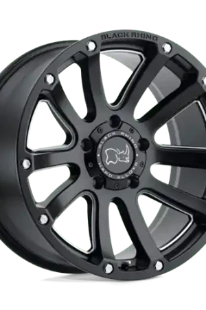 Shop Now BRHLD 17X9.5 5X5.5 M-BLK-MILL 0MM