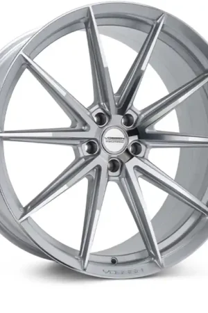 Vossen HFX-2 20x9 - 5x112 - ET32 - Flat - 66.5 - Silver Polished Wheel Modern