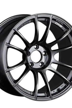 SSR GTX04 17x7 4x100 43mm Offset Dark Gunmetal Wheel Brand New
