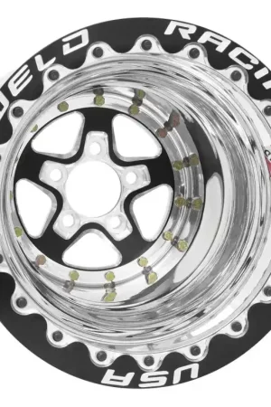 Super Sale Weld Alumastar 2.0 15x12 / 5x4.5 BP / 4in. BS Black Wheel - Black Double Bead Lock MT