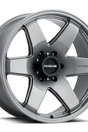 Big Sale Raceline 942GS Addict 17x9in / 6x135 BP / 0mm Offset / 87.1mm Bore - Greystone Wheel