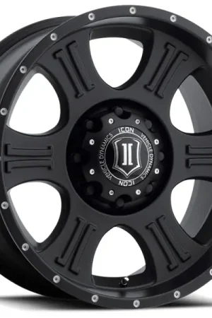 Fresh Stock ICON Shield 20x9 5x150 16mm Offset 5.625in BS 110.1mm Bore Satin Black Wheel