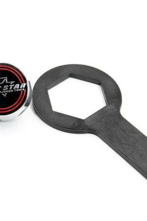 Race Star Pro Forged Spindle Mount Cap (Push Through Style) Chrome - Single Secure Checkout