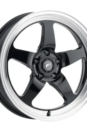 Forgestar D5 Drag 15x10 / 5x120.65 BP / ET50 / 7.5in BS Gloss Black Wheel Affordable
