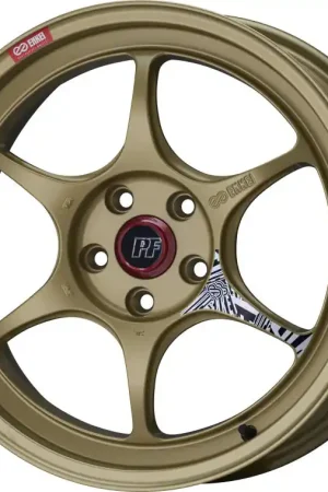 Exclusive Offer Enkei PF06 18x11in 5x114.3 BP 15mm Offset 75mm Bore Gold Wheel