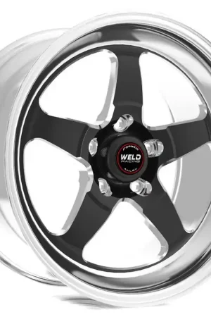 Weld S71 17x5 / 5x112 BP / 2.2in. BS Black Wheel (High Pad) - Non-Beadlock Limited Time