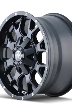 Shop Now Mayhem 8015 Warrior 17x9 / 6x135 BP / -12mm Offset / 106mm Hub Matte Black Wheel