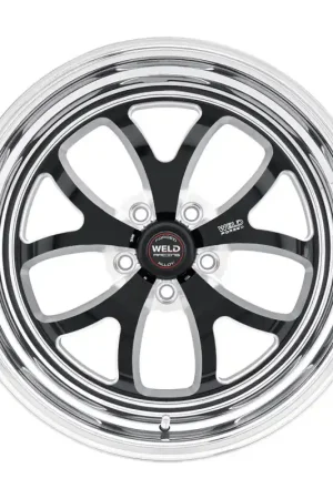 Latest Weld S76 15x11 / 5x115 BP / 6.5in BS Black Wheel - Non-Beadlock