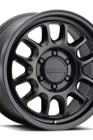 Raceline 958B Rogue 17x8.5in / 8X165.1 BP / 0mm Offset / 130.81mm Bore - Satin Black Reduced Price
