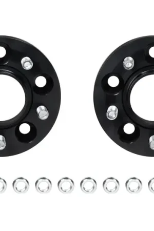 Eibach 20-25 Chevrolet Corvette Pro-Spacer System - 15mm / 5x120 Bolt Pattern / Hub 66.9 - Black Authentic
