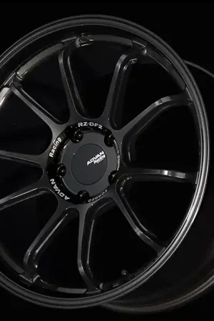 Crafted Advan RZ-DF2 for Porsche 20x9.0 / +56 Offset / 5x130 / 71.6mm Bore / Racing Titanium Black