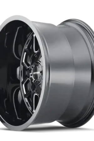 Mayhem 8107 Cogent 20x10 / 5x127 BP / -19mm Offset / 87.1mm Hub Black w/ Milled Spokes Wheel Wholesale