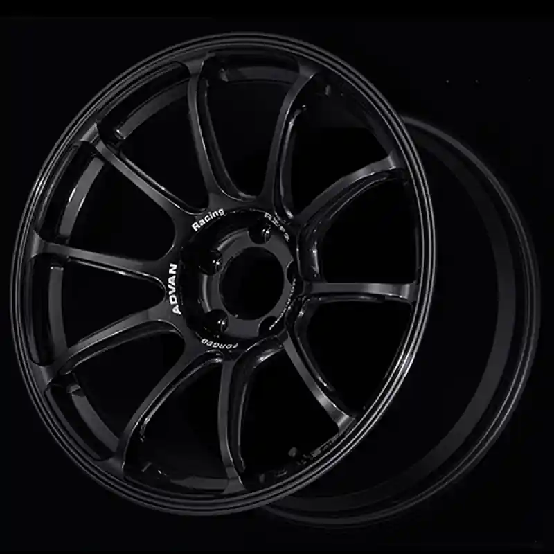Crafted Advan RZ-F2 18x9.5 +44 5x114.3 Racing Titanium Black Wheel (Special Order from Japan)
