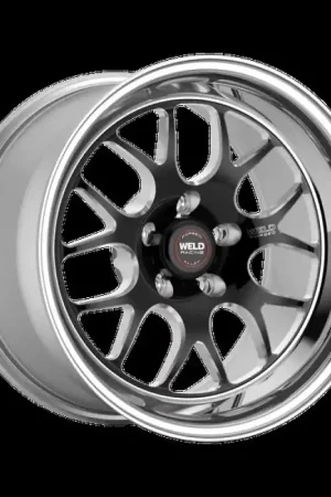 Weld S77 17x9 / 5x112 BP / ET 30mm / 6.2in. BS Black Wheel (High Pad) - Non-Beadlock Cheap