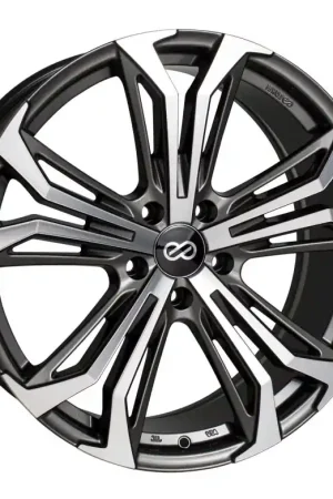 Enkei Vortex 5 Wheel 17x7.5 40mm Offset 5x114.3mm Bore - Anthracite Machined Premium