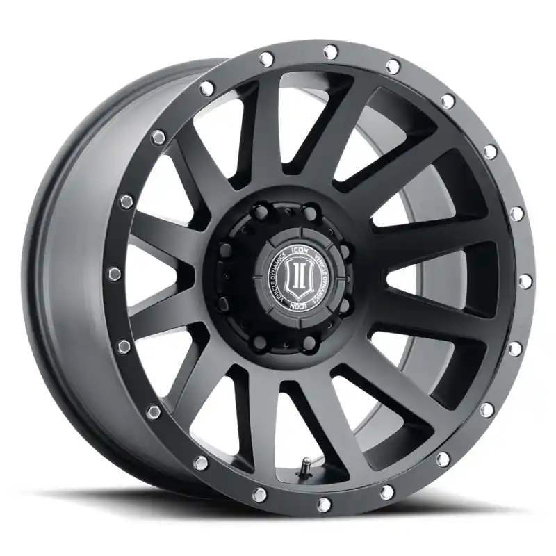 ICON Compression 20x10 8x170 -19mm Offset 4.75in BS 125mm Bore Satin Black Wheel One Day Deal