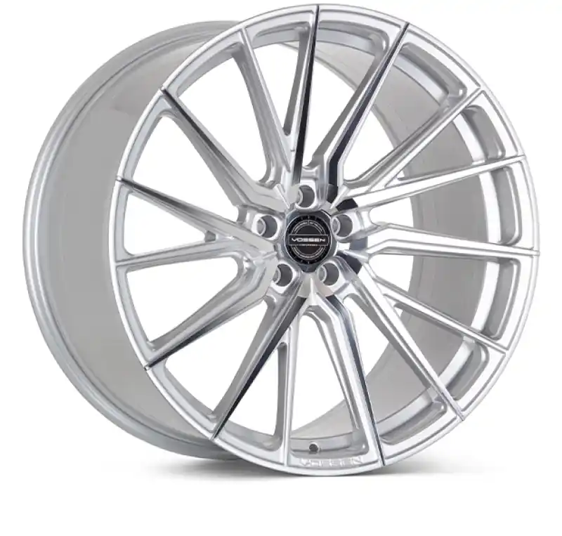 Professional Grade Vossen HF-4T 21x10.5 / 5x112 / ET42 / Deep Face / 66.5 - Silver Polished - Right Wheel