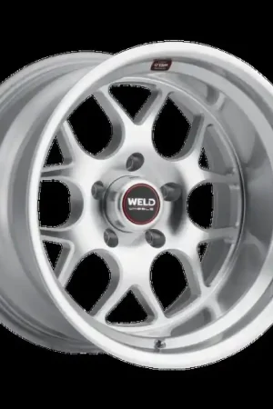 Weld Solana 18x9.5 / 5x114.3 BP / ET25 / 70.5mm Bore - Gloss Silver Machined Wheel Brand New