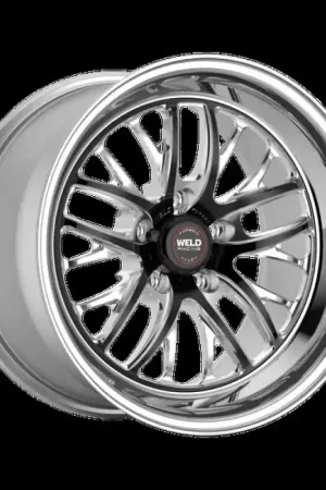 Weld RT-S S82 15x10 / 5x115 BP / 6.5in BS Black Wheel - Non-Beadlock Authentic