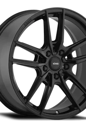 Konig Myth 19x8.5 5x112 ET40 Gloss Black Hassle-Free Returns